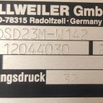 ریلیف ولو مدل ALLWEILER GmbH DSD23M-W142