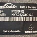 پمپ هیدرولیک مدل LINDE HPR 55-02R 0000