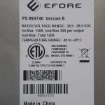 تمپراتور مدل EFORE PS 95H740 VERSION B