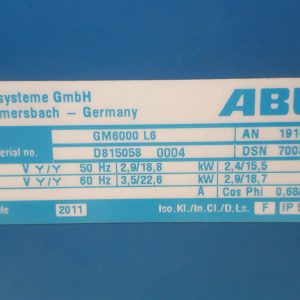 کالسکه جرثقیل دروازه ای ABUS251 D-51647 GUMMERSBACH