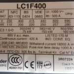 کنتاکتور مدل TELEMECANIQUE LC1 F400