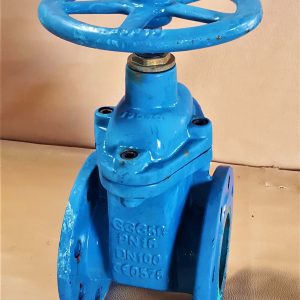 شیر کشویی زبانه لاستیکی مدل ENGJL DN100 / PN16 - 111G