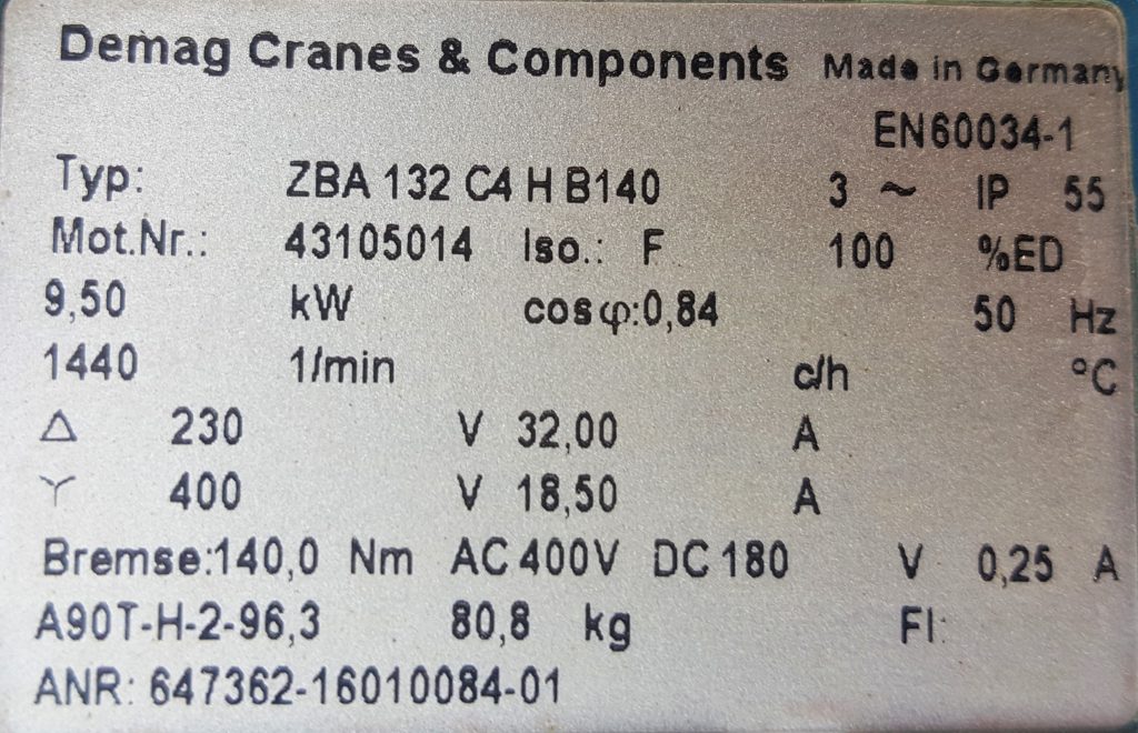 جرثقیل مدل Demag cranes & components
