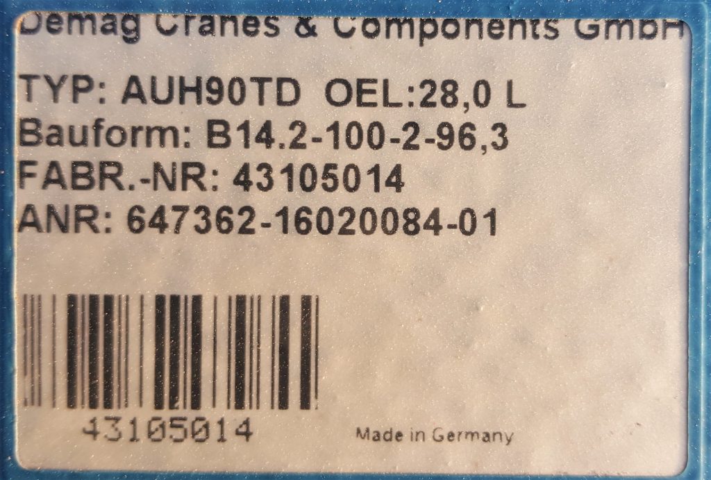 جرثقیل مدل Demag cranes & components